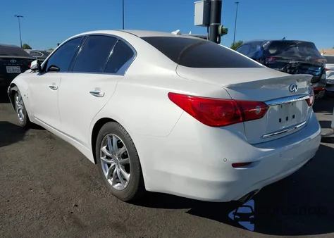 2015 Infiniti Q50 Premium from USA, damaged, VIN JN1BV7APXFM332661